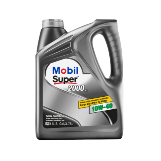 Aceite Mobil SUP 2000 10W-40 en Galón