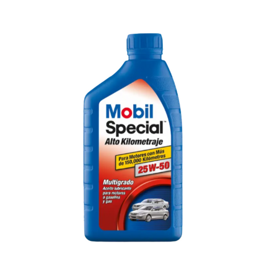 Aceite Mobil Special™ Alto Kilometraje 25W-50 en Cuarto